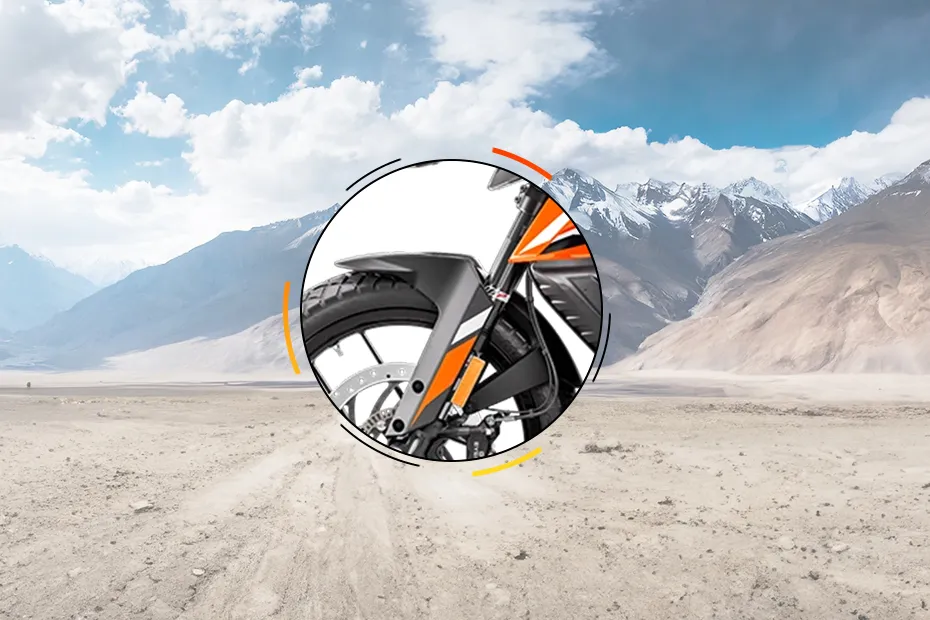 KTM 250 Adventure Front Mudguard & Suspension