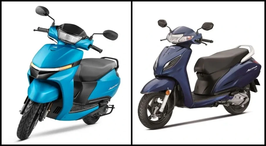 TVS Jupiter 110 vs. Honda Activa 6G comparision image view